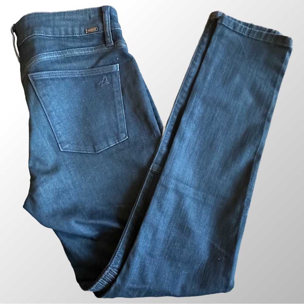 DL1961 Jeans Women's 28 Florence Coated Insta Sculpt Moto Skinny in Firestorm